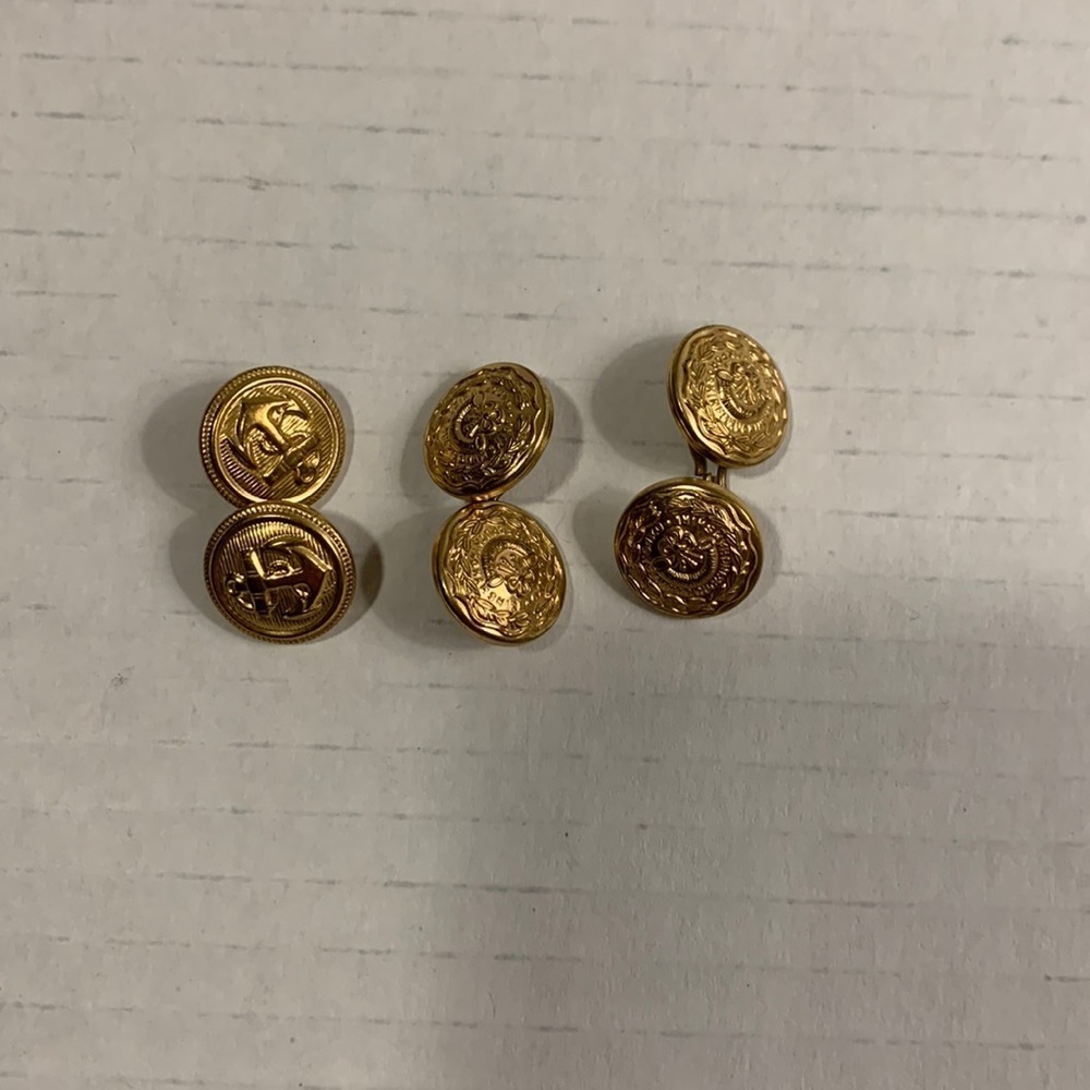 𝅺OXFORDSHIRE & Buckinghamshire Cuff Links-Vintage
